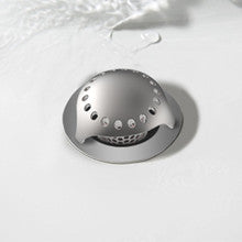 Bath Tub Stainless Steel Drain Protector Bathroom Accessories Hair Stopper Durable Silicone Strainer Bathtub Sink Drain Hair Cat