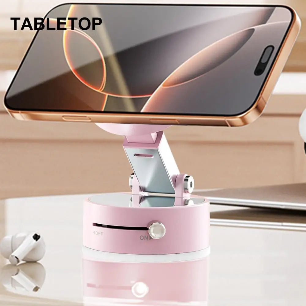 Magnetic Phone Holder Lazy Multi-funct Foldable Storage Holder Double Sided Suction Cup Vacuum Suction Phone Holder Dropshipping