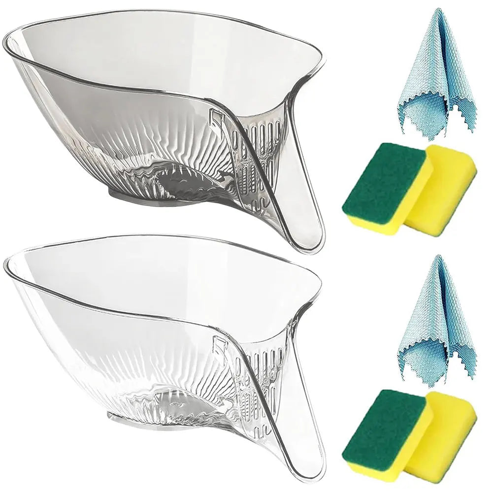 Multi-functional Drain Basket Sink Kitchen Sink Strainer Basket Strainer Sink Washing Basket Home Organizer Drain Fruit Strainer