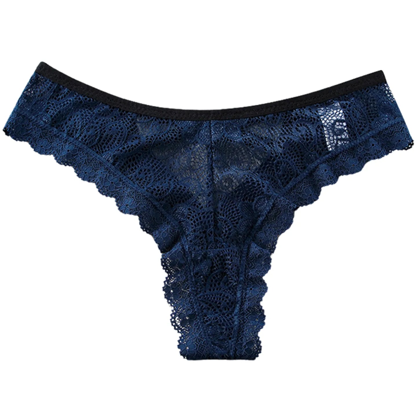 Bra Underwear Set Cotton Women's Sexy Lace Panties Women's Low Waist Fashionable Breathable Crotch Postpartum Mesh Underwear