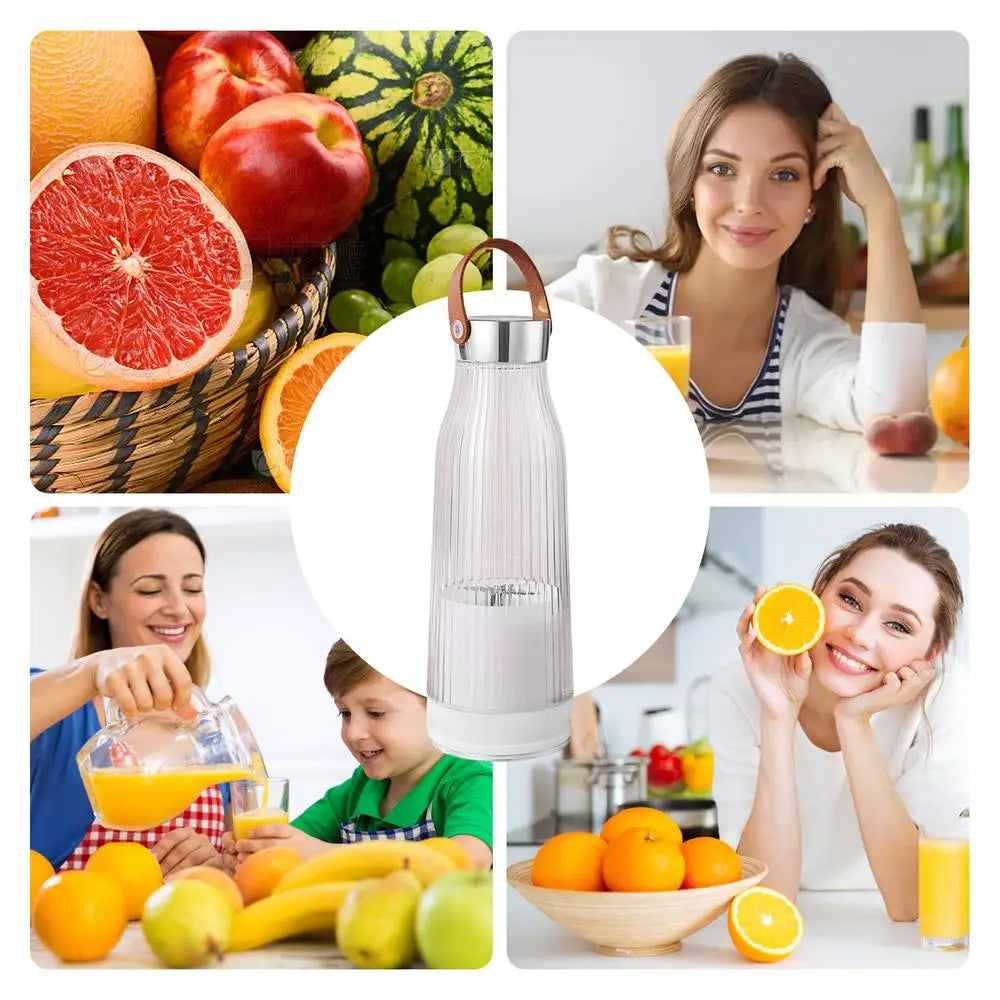 Personal Smoothie Blender 14 Oz Small USB Portable Blender Travel Cordless Blender Powerful Smoothie Blenders For Mother's Day