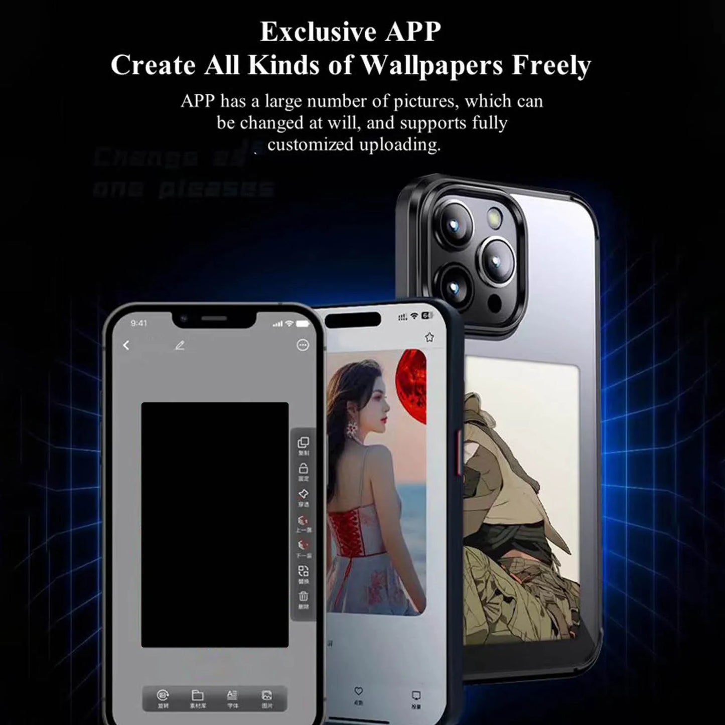 Compatible With Iphone 11 Case And Screen Protector Smart Photo Rear Projection Diy Phone Compatible With Iphone 13 Case Pro