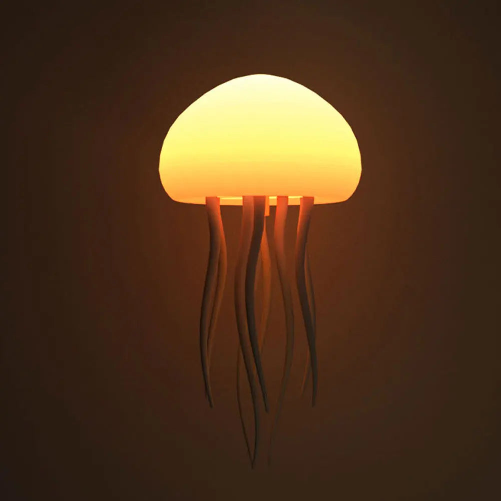 The jellyfish Atmosphere Light With Warm Light And Full -color Gradient Jellyfish Two modes 9 Can Automatically Rotate Tentacles