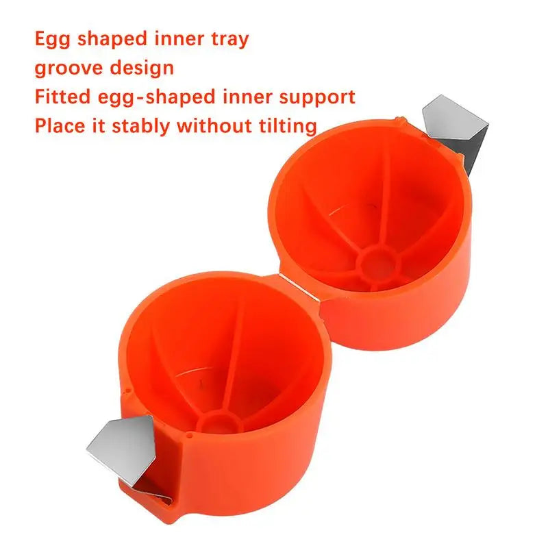 efficient Egg Shell Opener anti-dirty Handheld Egg Crackers For Raw Eggs Portable Egg Opening Tool Egg Divider Kitchen Accessory