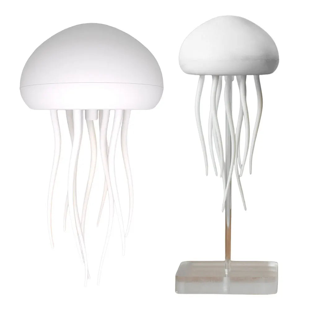 Cartoon Jellyfish Night Light RGB Gradient Cute Jellyfish Bedside Lamp Voice Control Type-C Charging LED Night Lamp