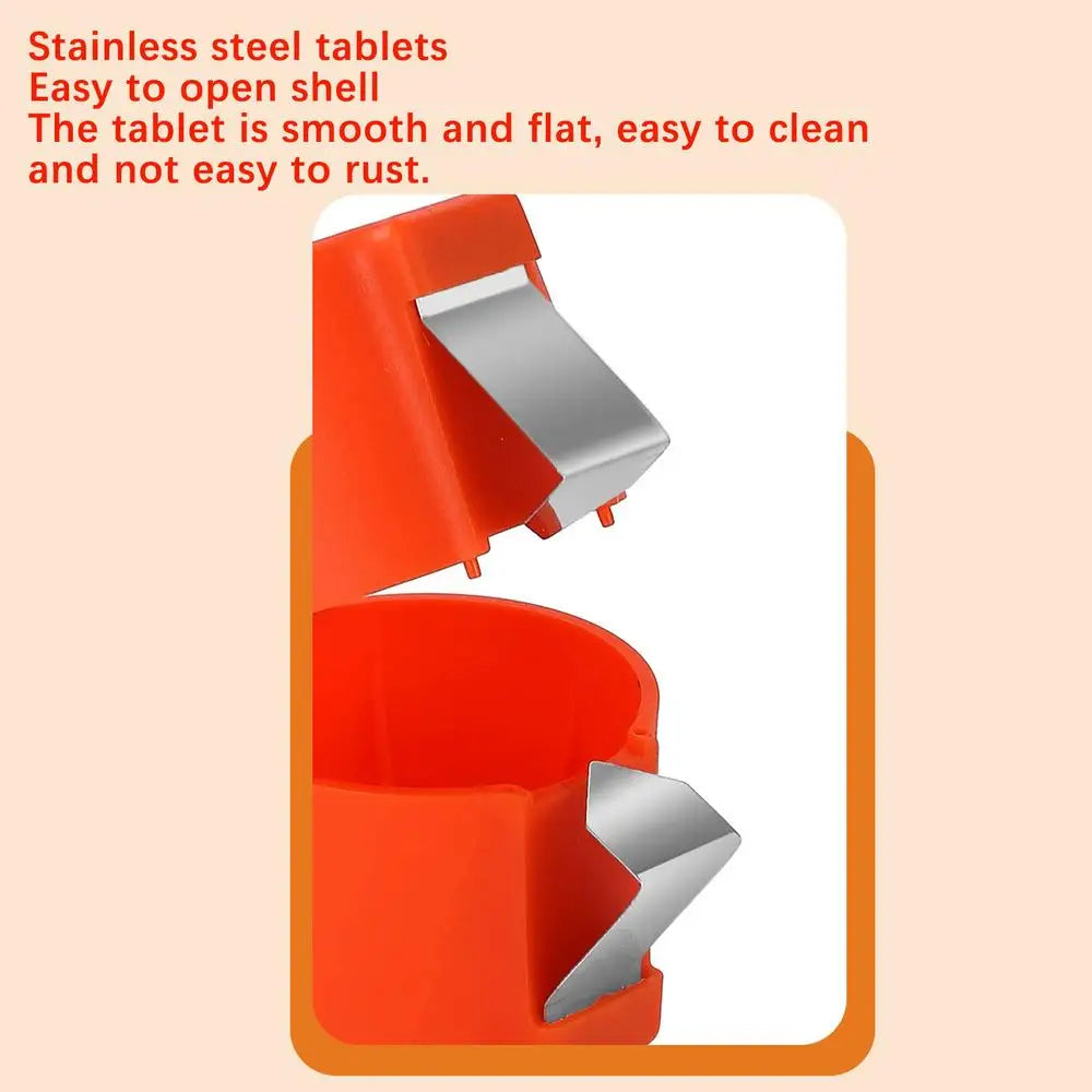 efficient Egg Shell Opener anti-dirty Handheld Egg Crackers For Raw Eggs Portable Egg Opening Tool Egg Divider Kitchen Accessory