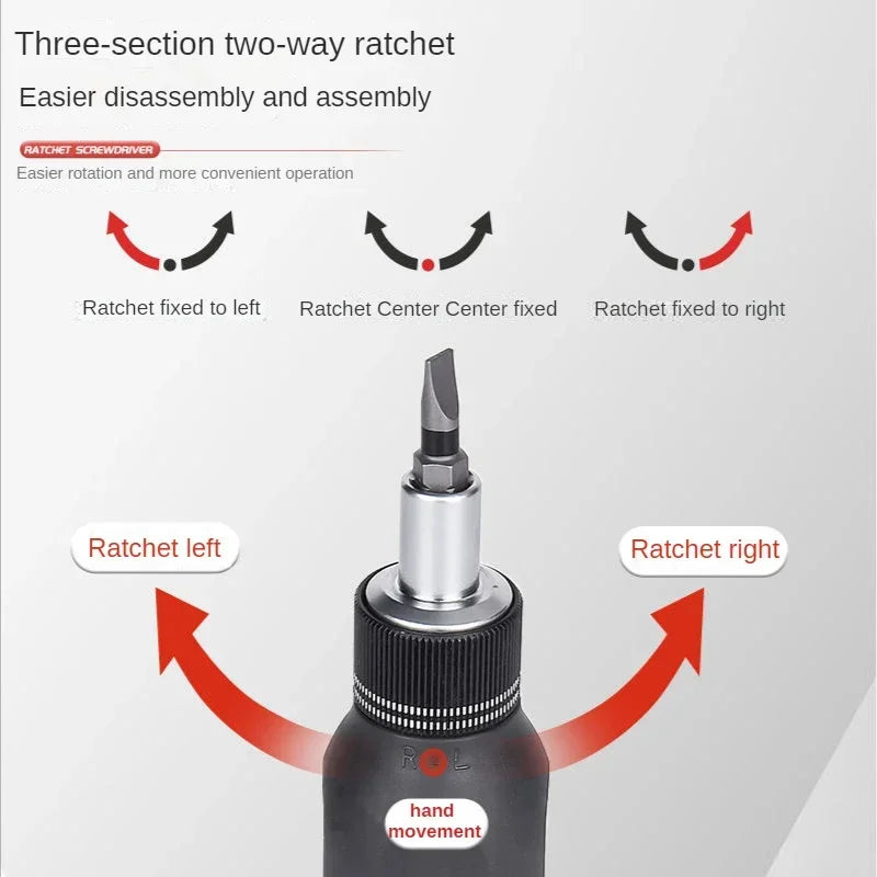 37 in 1 Screwdrivers Ratchet Screwdriver Set with Extension Rod Manual Tool for Computer Mobile Phone Repair Magnetic Bolt