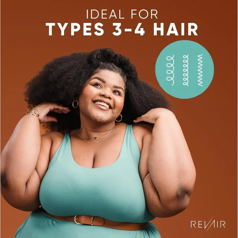 RevAir Reverse-Air Hair Dryer - Innovative Quick-Drying Hair Dryer for Curly, Wavy & Straight Hair