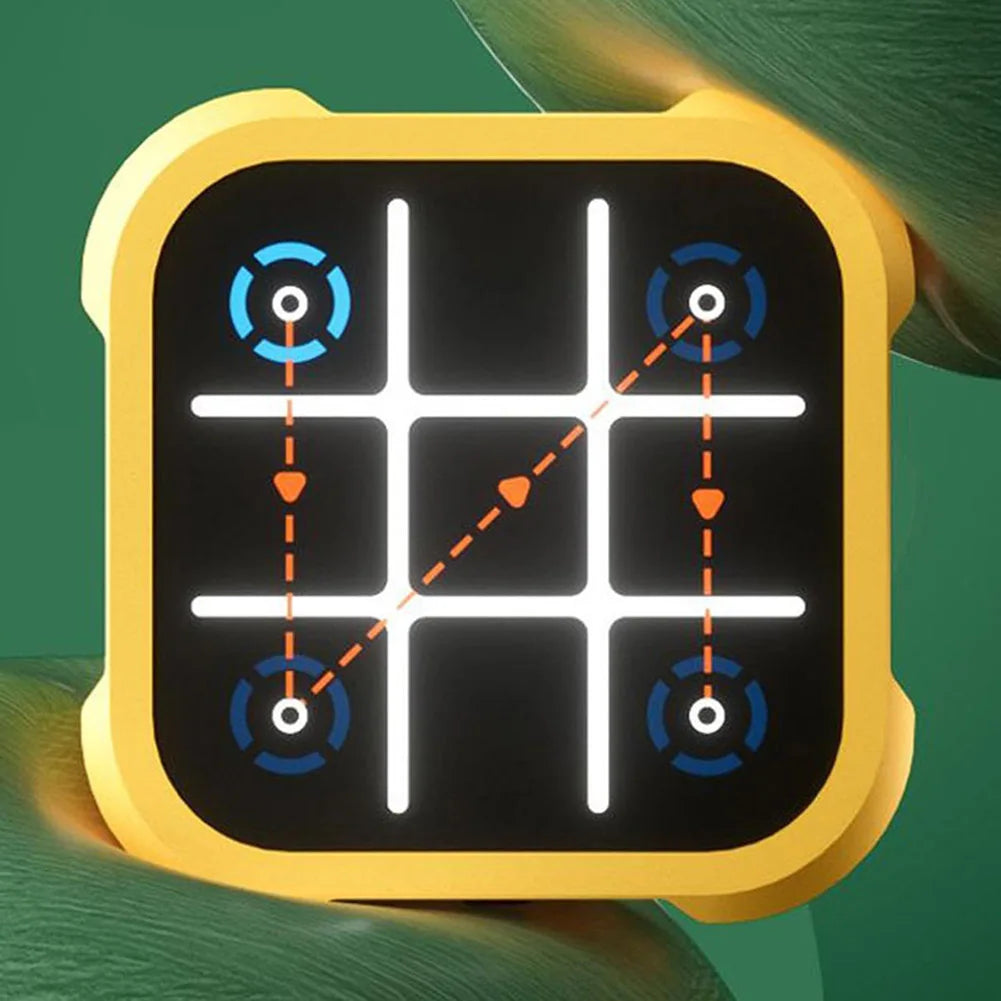 3 in 1 Tic-Tac-Toe Game Handheld Puzzle Game Console Electronic Children's Electronic Toys Chess Board Game Kids Creative Gifts