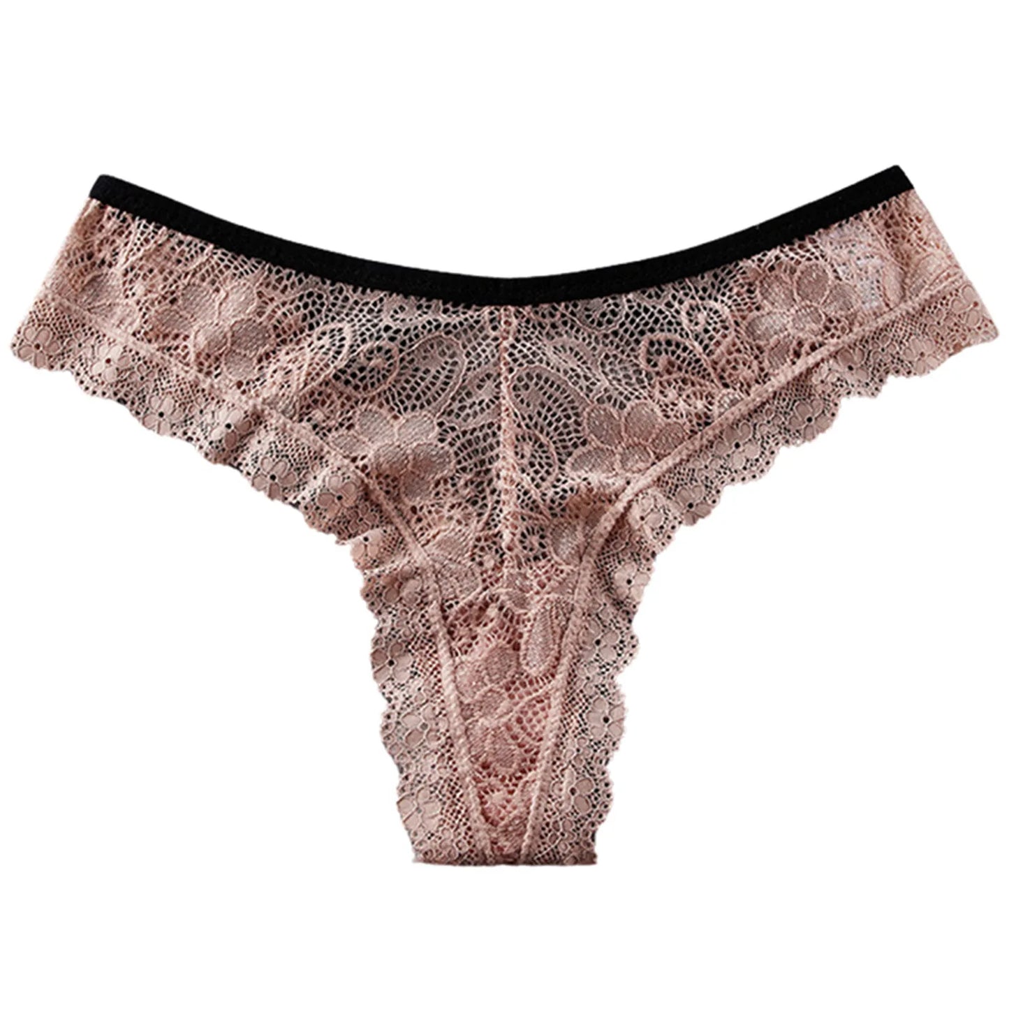 Bra Underwear Set Cotton Women's Sexy Lace Panties Women's Low Waist Fashionable Breathable Crotch Postpartum Mesh Underwear