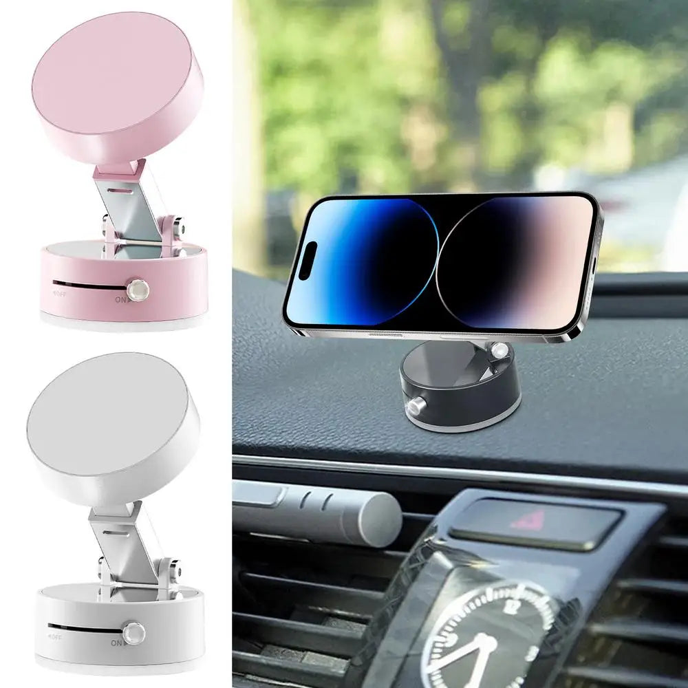 Magnetic Phone Holder Lazy Multi-funct Foldable Storage Holder Double Sided Suction Cup Vacuum Suction Phone Holder Dropshipping